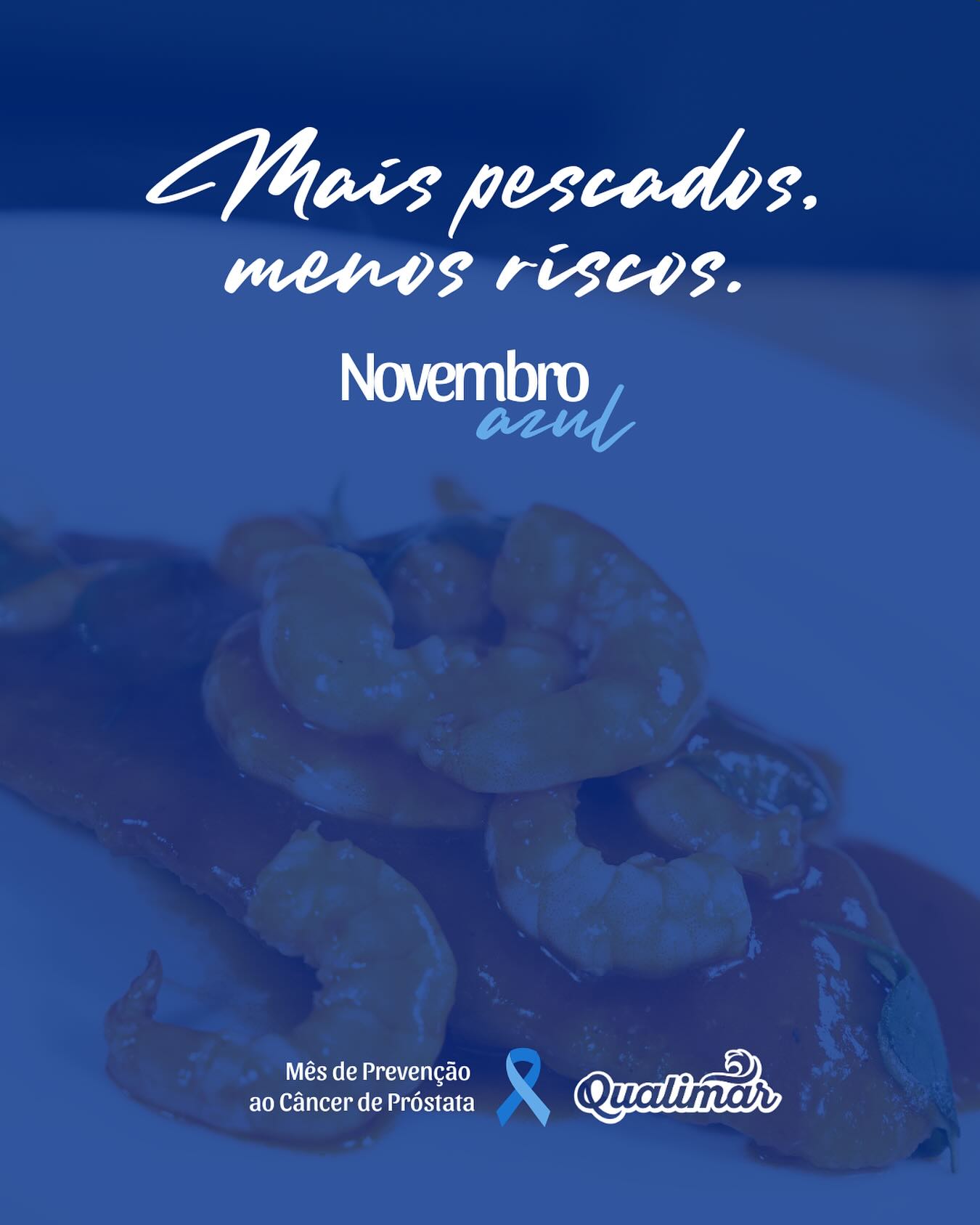 Pesquisas apontam que o consumo regular de pescados pode estar associado à prevenção do câncer de próstata.
Ricos em nutrientes e ômega 3, peixes e frutos do mar ajudam a manter uma alimentação equilibrada e a cuidar da saúde masculina.
Neste Novembro Azul, lembre-se: cuidar da saúde começa nas suas escolhas, no prato e na prevenção. Faça seus exames e inclua pescados na sua rotina.
Novembro Azul - Mês de Prevenção ao Câncer de Próstata
Qualimar. O Camarão do Brasil. 🇧🇷
#NovembroAzul #SaúdeMasculina #MaisPescadosMenosRiscos #OCamaraoDoBrasil #VidaSaudável #Prevenção #FrutosDoMar #qualimar #pescado #pescados #camarão #camarao #qualidadedevida