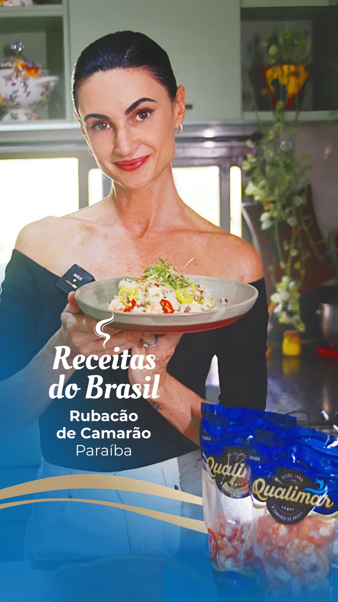 A culinária nordestina é um verdadeiro patrimônio de sabores, cores e tradições. 

Na Paraíba, essa riqueza gastronômica se revela na combinação criativa de ingredientes regionais que contam a história desse povo pra lá de especial.

Entre essas delícias, o camarão ganha destaque ao encontrar a tradição do sertão em receitas cheias de identidade, como o “Rubacão de Camarão Qualimar”, um prato típico e cremoso do sertão, considerado um “primo” rico e molhadinho do baião de dois. Leva arroz, feijão verde ou de corda, camarão, nata ou creme de leite, queijo coalho e coentro, resultando em uma textura próximo a um risoto.
É simplesmente delicioso!

Aprenda com a nossa MasterChef e paraibana Lubyanka Baltar @lubyankabaltar a preparar essa incrível receita com Qualimar, o Camarão do Brasil. E se é do Brasil, só poderia ser da Paraíba e de todos os paraibanos. 

INGREDIENTES:
- 300g de Camarão Qualimar Camarão Descascado e Eviscerado 35/55
- 200 g de bacon defumado
- 150 g de cebola branca
- 45 g de alho picado
- 120 g de pimentão verde
- 100 ml de manteiga da terra 
- 500 ml de leite integral
- 200 ml de creme de leite
- 50 ml de nata 
- 300 g de arroz branco cozido
- 300 g de feijão verde cozido 
- 200 g de queijo coalho  cubos 
- Coentro a gosto 
- Sal a gosto 
- Finalizar com brotos de coentro e pimenta de dedo e cheiro 

Cremoso, saboroso e prático.
Qualimar é o Camarão do Brasil, e se é do Brasil, é também da Paraíba!