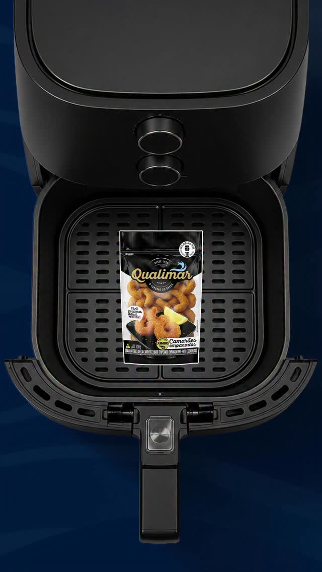 Tirou da embalagem, colocou na air fryer… e pronto. 🍤

Sem complicação, sem erro e com aquela crocância que faz toda a diferença.

O Camarão Empanado Qualimar é perfeito pra quem quer praticidade sem abrir mão do sabor.

👉 Já experimentou ou ainda tá perdendo tempo na cozinha?