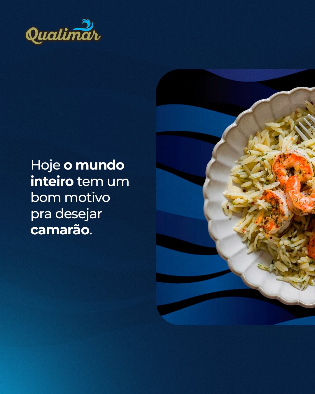 Hoje o mundo inteiro tem um motivo pra desejar camarão. 🍤

E convenhamos?

Quando o camarão é Qualimar, fica difícil pensar em outro. 💙

#DiaDoCamarao #Qualimar #OCamaraoDoBrasil #Camarão #ReceitasComCamarao